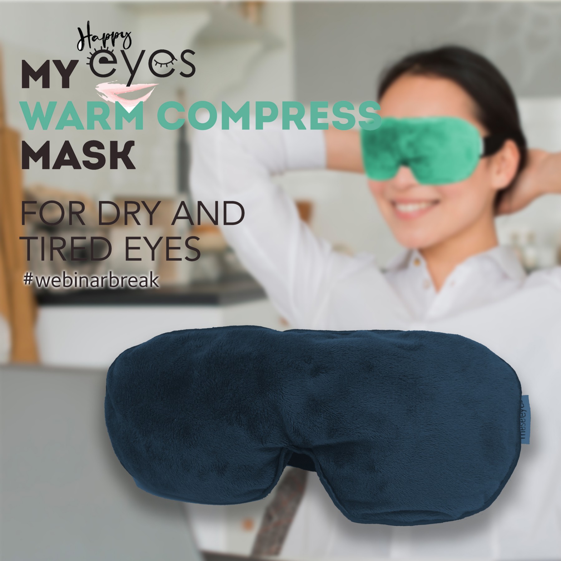warm compress for eye bags